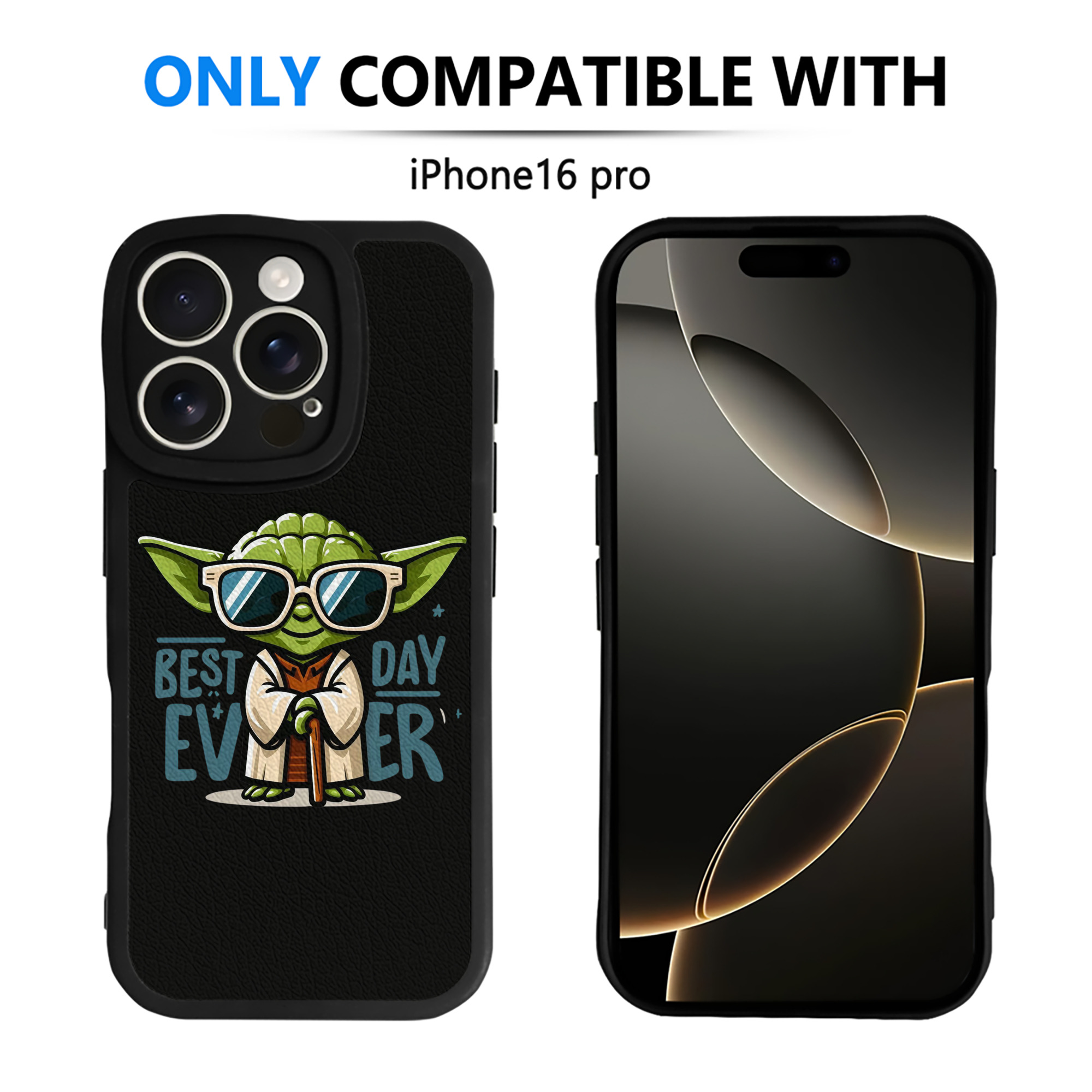 （画像用） スター・ウォーズ Star Wars 【iPhone 16シリーズ対応】シリコンスマホケース（レザー調） 材質：シリコン